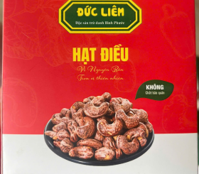 Hạt điều vị nguyên bản hộp lễ 100gr