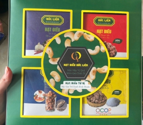 Hạt điều tứ vị hộp lễ 400gr