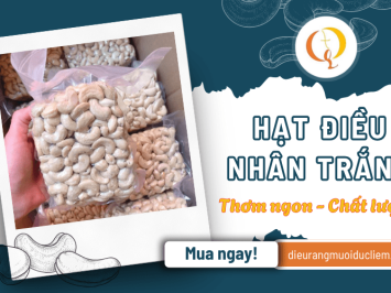 Yêu thích hạt điều nhân trắng không thể bỏ qua hạt điều Đức Liêm
