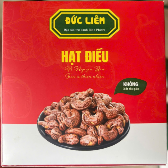 Hạt điều vị nguyên bản hộp lễ 100gr
