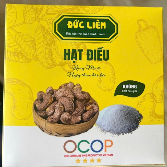 Hạt điều rang muối hộp lễ 100gr